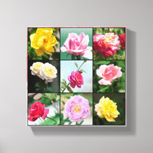 Rose Blume Leinwanddruck