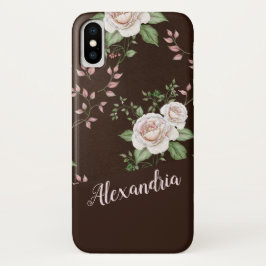 Rose Blume Muster braun grün und rosa title_seo2