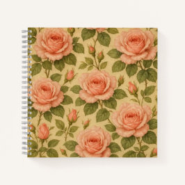 Rose Blume Notebook. Notizbuch