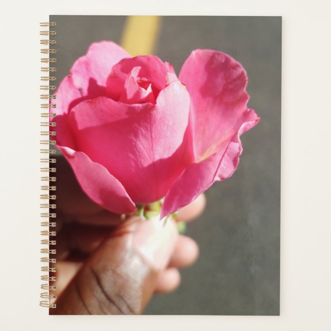 Rose Blume Planer (Vorderseite)