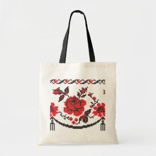 Rose Blume Tragetasche
