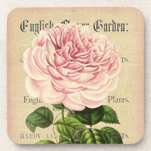 Rose Blume Vintage feminine Untersetzer