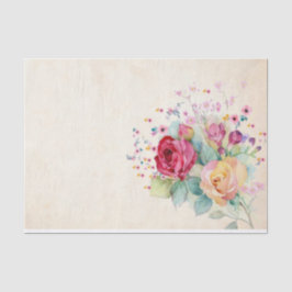 Rose Blume zu Ecru Seidenpapier