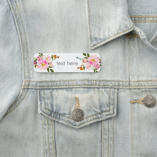 Rose Blumenbezeichnungen Namensschild (Beispiel)