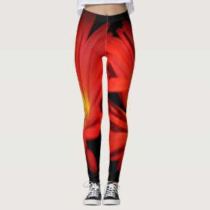 Rose Blumengrün und moderne Leggings