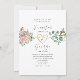 Rose Blumenrot Rosa Hochzeit Einladung