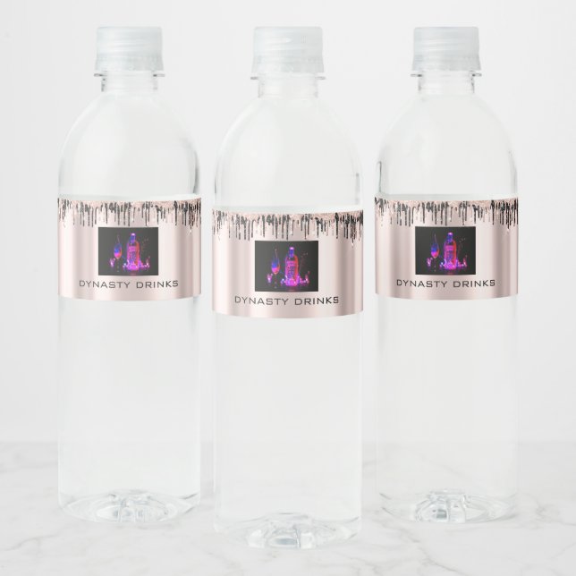 Rose Blush Black Tropfens Dynastie Drinks Event Lo (Flaschen)