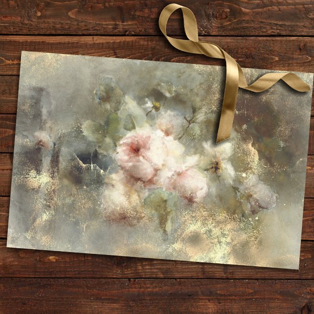 Rose | Blush PInk Grunge Decoupage Seidenpapier (Von Creator hochgeladen)