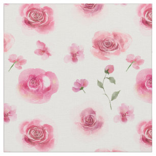 Rose Blütenfarben Muster Stoff