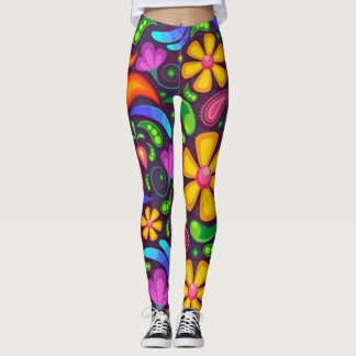 Rose Blütengrün, moderne Leggings Lebensweise