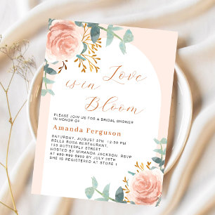 Rose Bogen Liebe in Bloom Bridal Dusche Einladung