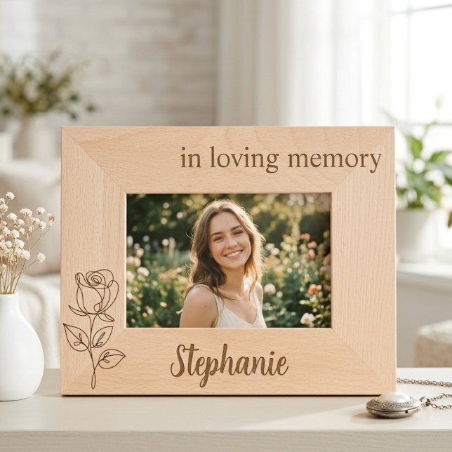 Rose Botanisches Denkmal Mutter Tribute Rahmen (Rose botanical memorial tribute frame)