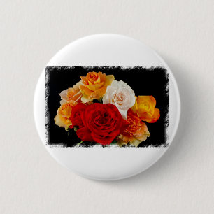 Rose Bouquet Button
