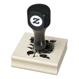 Rose Bouquet Floral Gummistempel
