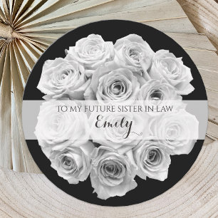 Rose Bouquet Futur Soeur en droit Carte de demoise