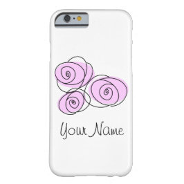 Rose Bouquet Lilac Name iPhone Fall Case-Mate iPhone Hülle