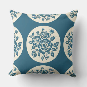 Rose Bouquet Locket Cream Kissen