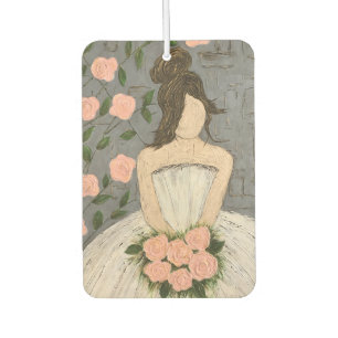 Rose brachte er sie mit, Luftkühler. Autolufterfrischer