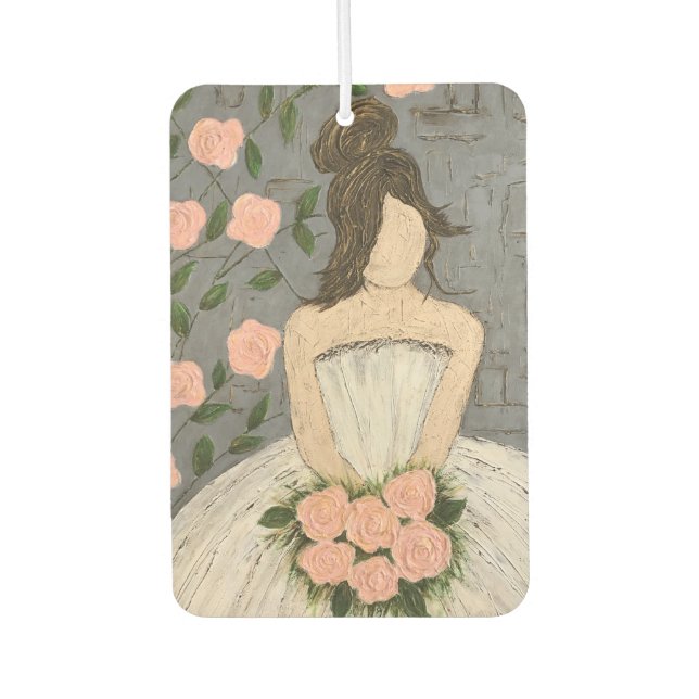 Rose brachte er sie mit, Luftkühler. Autolufterfrischer (Vorderseite)