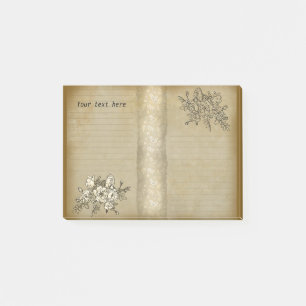 Rose Branch VintagePost-It-Notes Post-it Klebezettel