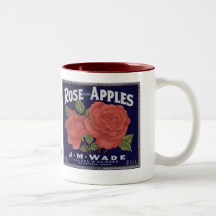Rose Brand Äpfel Zweifarbige Tasse