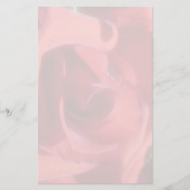 Rose Briefpapier (Vorderseite)