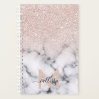 Rose brillant Parties scintillant or Marbre Ombre