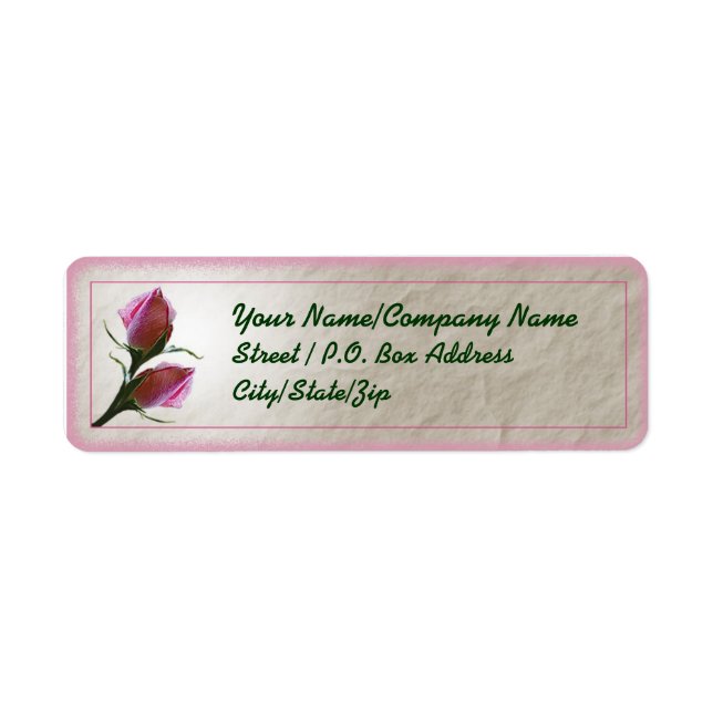 Rose-Bud-Label (Vorne)