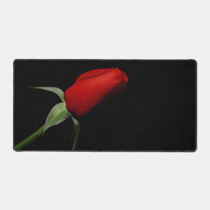 Rose Bud Liebe Elegantes Foto Schreibtischunterlage