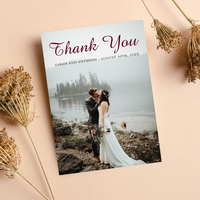 Rose Burgund Floral Rustic Gold Blush Danke (Von Creator hochgeladen)