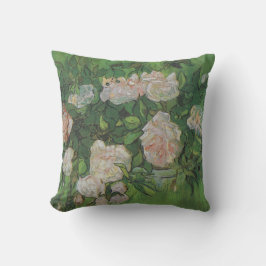 Rose Bush von Vincent Van Gogh Kissen