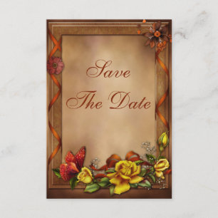 Rose & Butterfly Babydusche Save the Date