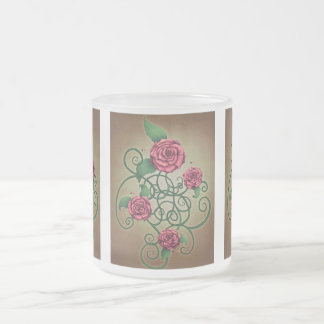 Rose Cartouche Mattglastasse