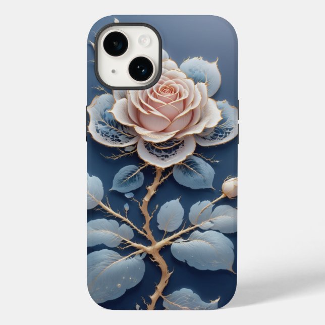 Rose Case-Mate iPhone 14 Hülle (Rückseite)