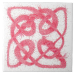 ROSE CELTIC KNOT 6" Keramik Tile Fliese