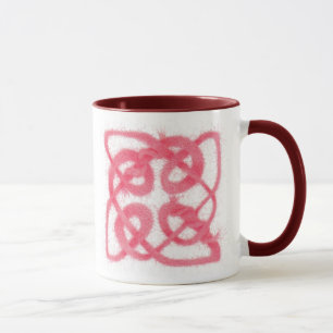ROSE CELTIC KNOT Maroon Combo Tasse
