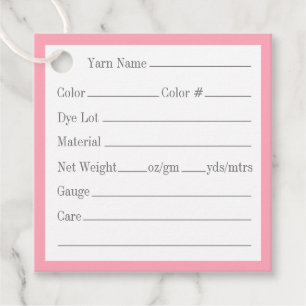ROSE CELTISCHER KNOTEN 5 cm Quadrat Garnanhänger Geschenkanhänger