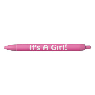 Rose C'est une fille Hand Out Stylos