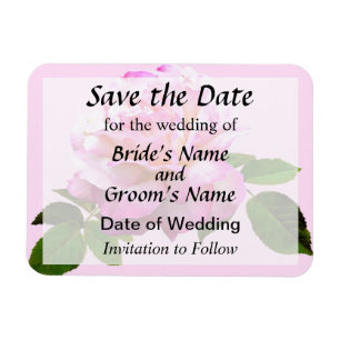 Rose Chicago Peace Save the Date Magnet