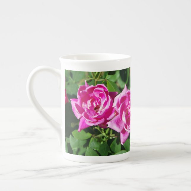 Rose China Tasse (Links)