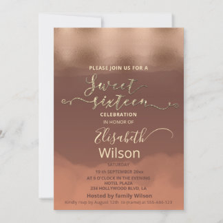 Rose Cinnamon Cantaloupe Einladung