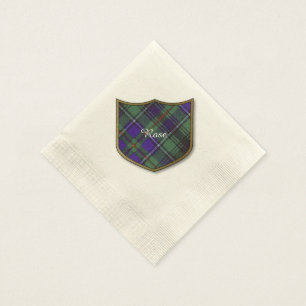 Rose Clan Kariert Scottish tartan Serviette