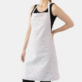 Rose Confetti Wasserfarbe Dots Küche Schürze