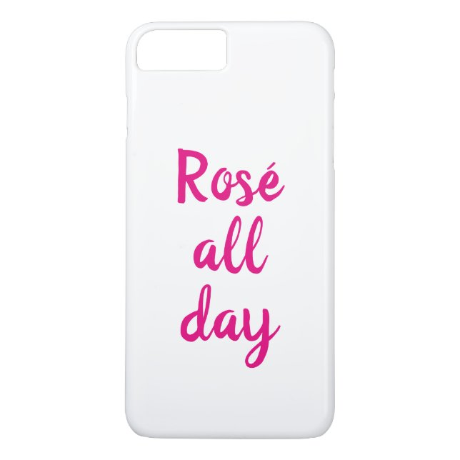 Rosé coque iphone toute la journée (Dos)