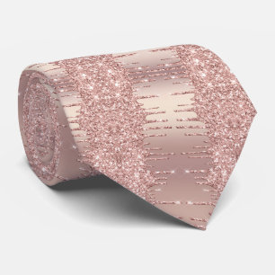 Rose Cravate étincelant Gold Blush Parties scinti