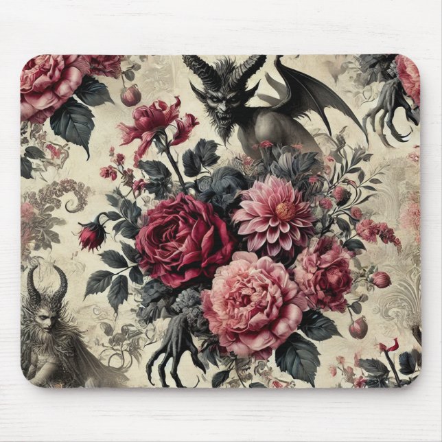 🔥 Rose Crematory - Gotik Viktorianisch Mousepad (Vorne)