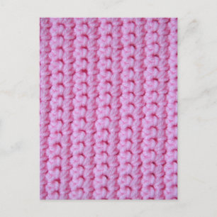 Rose Crochet Postkarte