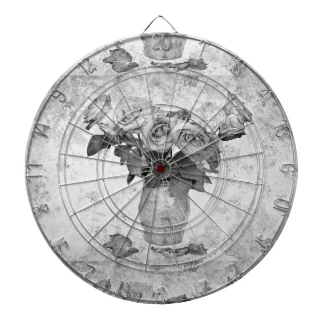 Rose Dartscheibe (vorne)