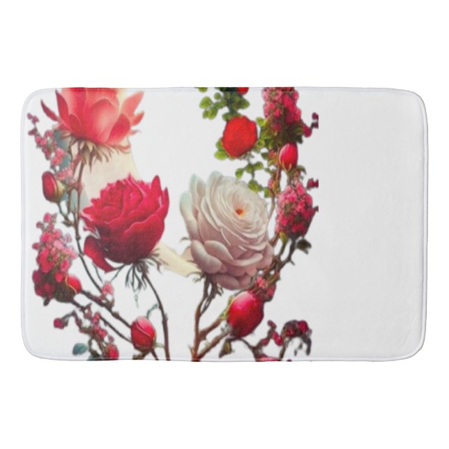 Rose day  badematte (Vorderseite)