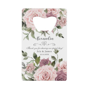 Rose de cannelle Blush Floral Wedding Favoriser